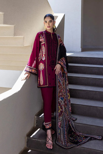 Zainab Chottani Embroidery 3PC Dhanak Suit JCH-105