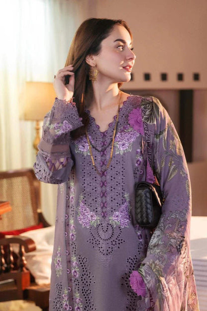 Jade Heavy Embroidery 3PC Dhanak Suit JCH-035