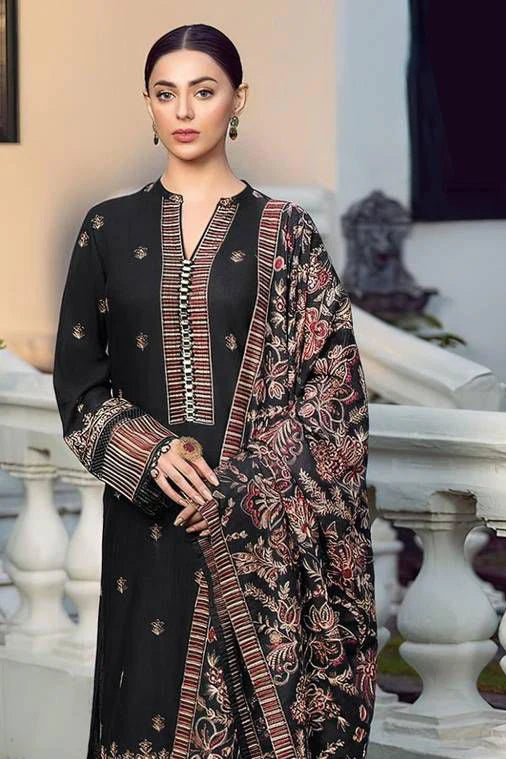 Bareeze Heavy Embroidery 3PC Dhanak Suit JCH-046