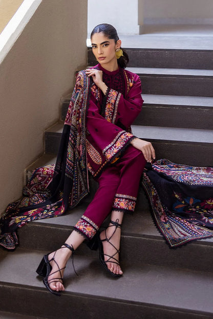 Zainab Chottani Embroidery 3PC Dhanak Suit JCH-105
