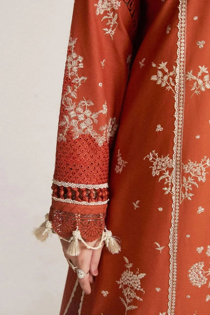 Hussain Rehar Heavy Embroidery 3PC Dhanak Suit JCH-062