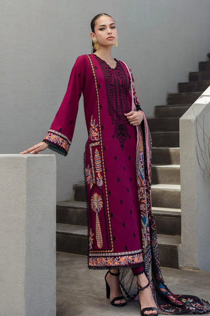 Zainab Chottani Embroidery 3PC Dhanak Suit JCH-105