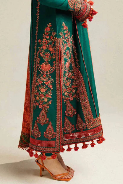 Hussain Rehar Embroidery 3PC Dhanak Suit JCH-074