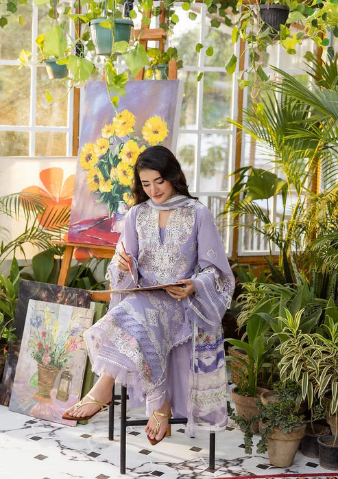 Elaf Heavy Embroidery 3PC Dhanak Suit JCH-185