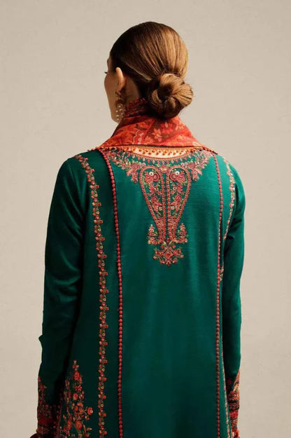 Hussain Rehar Embroidery 3PC Dhanak Suit JCH-074