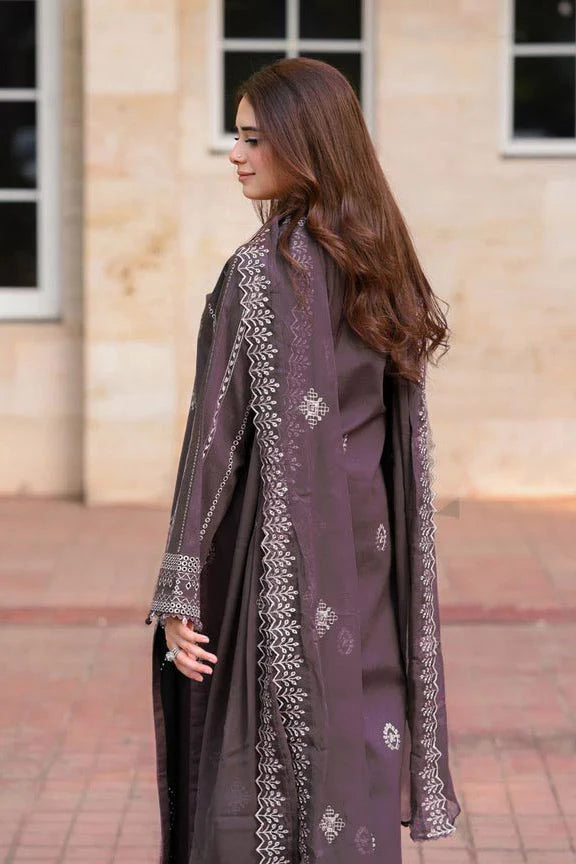 JCH-023 Libaas Heavy Embroidery 3PC Dhanak Suit