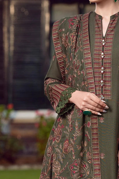 Bareeze Heavy Embroidery 3PC Dhanak Suit JCH-047