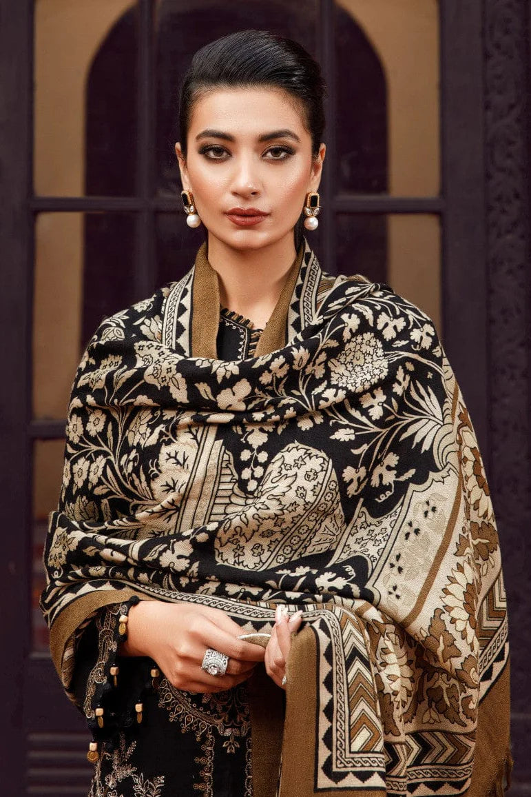 Maria B Heavy Embroidery 3PC Dhanak Suit JCH-037
