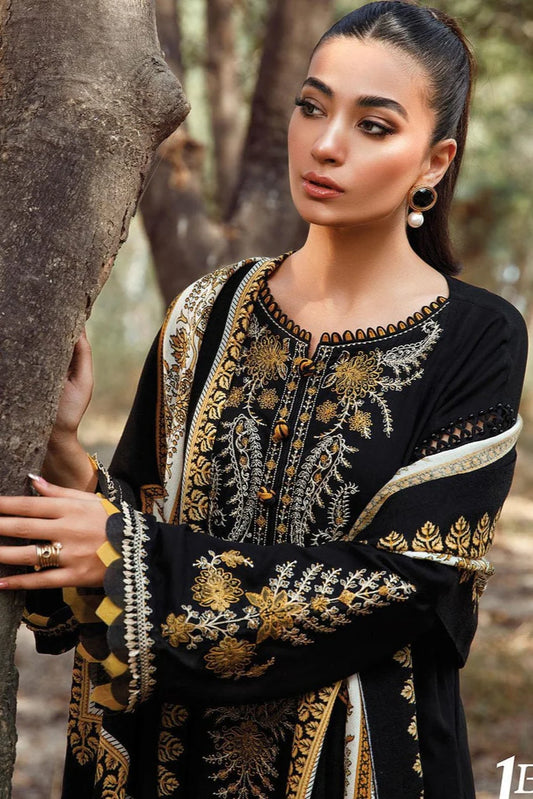 Maria B Heavy Embroidery 3PC Dhanak Suit JCH-063