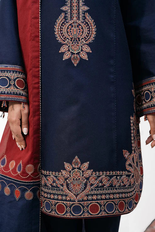 Jazmin Embroidery 3PC Dhanak Suit JCH-124