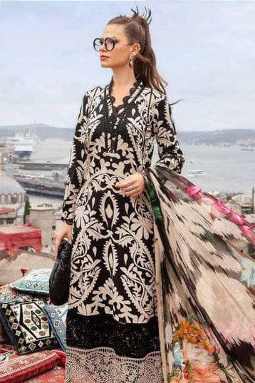 Maria B Embroidery 3PC khaddar Suit JCH-183