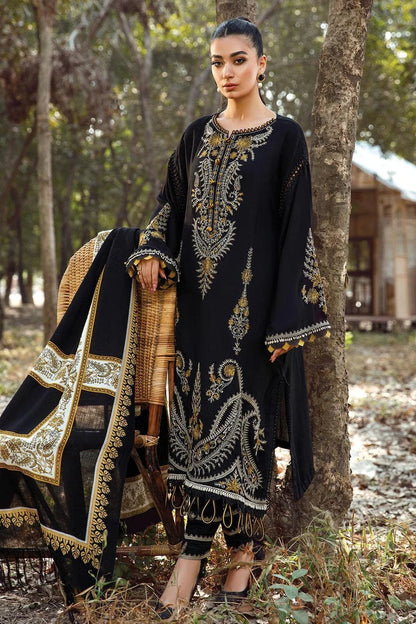 Maria B Heavy Embroidery 3PC Dhanak Suit JCH-063