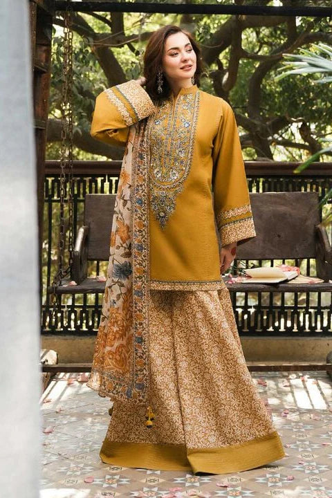 Sapphire Embroidery 3PC Dhanak  JCH-118