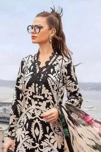 Maria B Embroidery 3PC khaddar Suit JCH-183