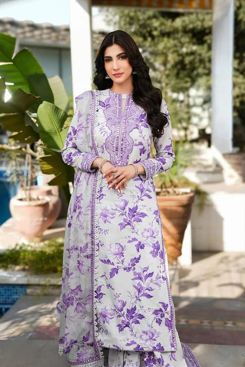 Aneelas Embroidery 3PC Khaddar Suit JCH-190