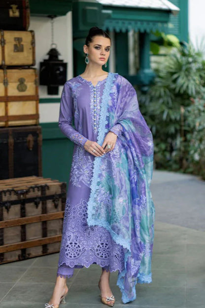 Mushq Heavy Embroidery 3PC Dhanak Suit JCH-030
