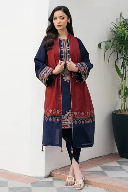 Jazmin Embroidery 3PC Dhanak Suit JCH-124