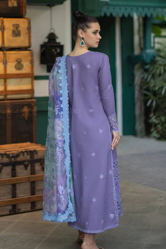 Mushq Heavy Embroidery 3PC Dhanak Suit JCH-030