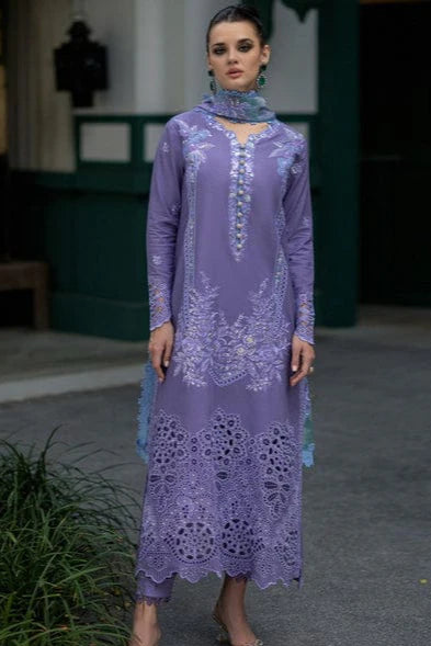 Mushq Heavy Embroidery 3PC Dhanak Suit JCH-030