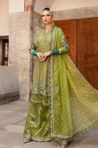 JCH-028 Maria B Heavy Embroidery 3PC Dhanak Suit