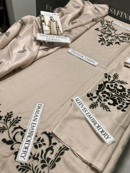 Charizma Embroidery 3PC Dhanak Suit JCH-130