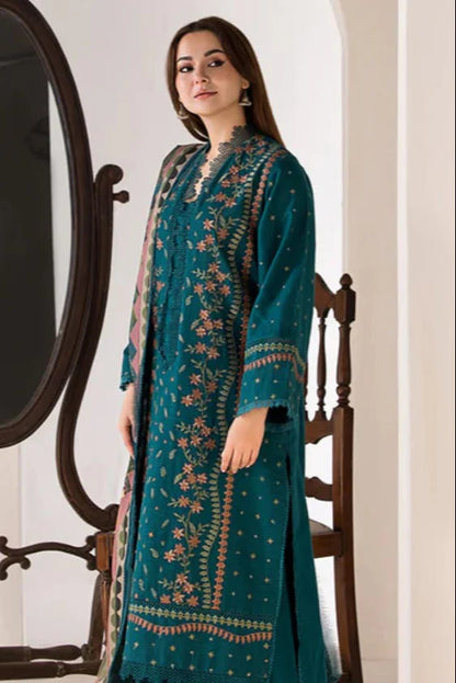 Sobia Nazir Heavy Embroidery 3PC Dhanak Suit JCH-071