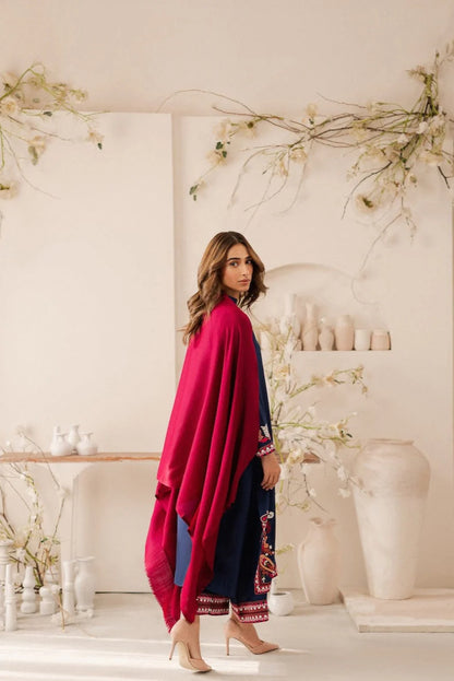 Jazmin Heavy Embroidery 3PC Dhanak Suit JCH-064