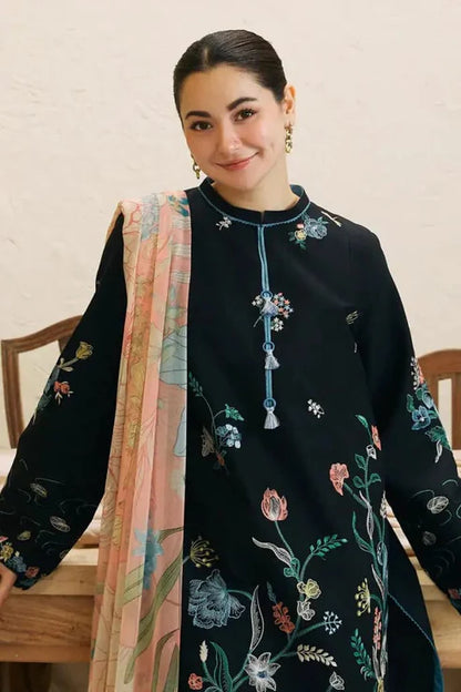 Zara Shah Jahan Heavy Embroidery 3PC Dhanak Suit JCH-189