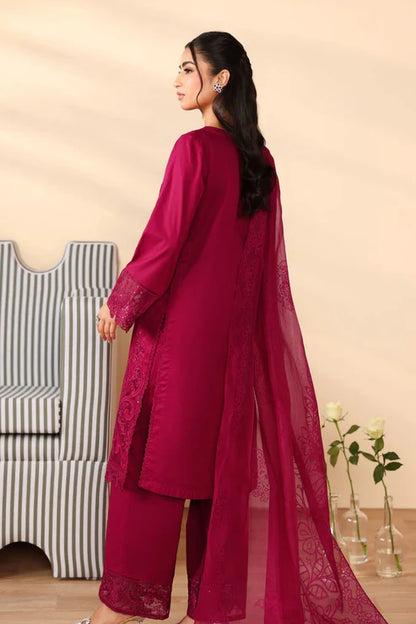 Maria B Heavy Embroidery 3PC Dhanak Suit JCH-131
