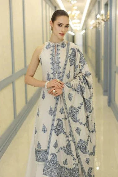 Bareeze Heavy Embroidery 3PC Dhanak Suit JCH-201