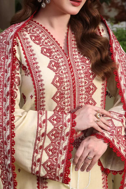 Aneelas Embroidery 3PC Dhanak Suit JCH-117