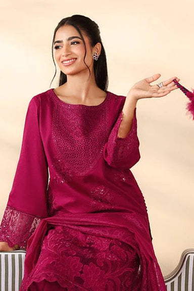 Maria B Heavy Embroidery 3PC Dhanak Suit JCH-131