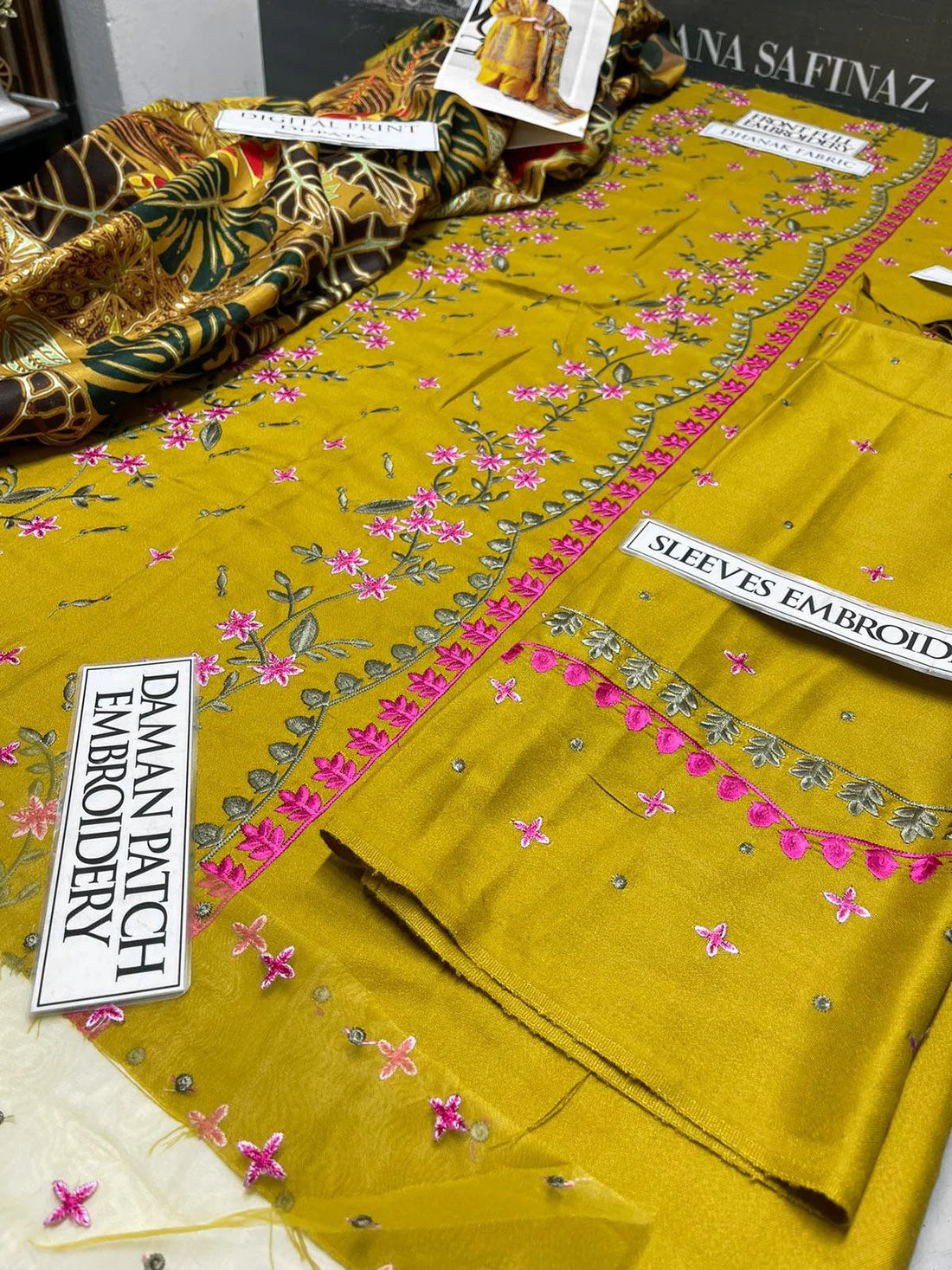 Sobia Nazir Heavy Embroidery 3PC Dhanak Suit JCH-072