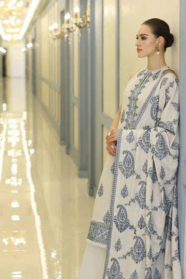 Bareeze Heavy Embroidery 3PC Dhanak Suit JCH-201