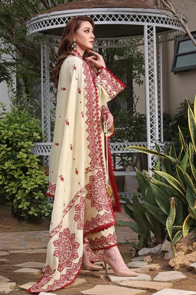 Aneelas Embroidery 3PC Dhanak Suit JCH-117