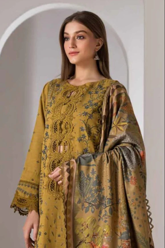 Sobia Nazir Heavy Embroidery 3PC Dhanak Suit JCH-070
