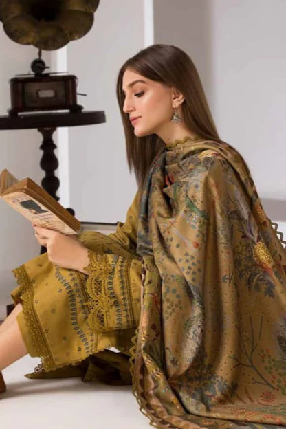 Sobia Nazir Heavy Embroidery 3PC Dhanak Suit JCH-070