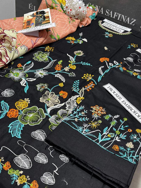 Zara Shah Jahan Heavy Embroidery 3PC Dhanak Suit JCH-189