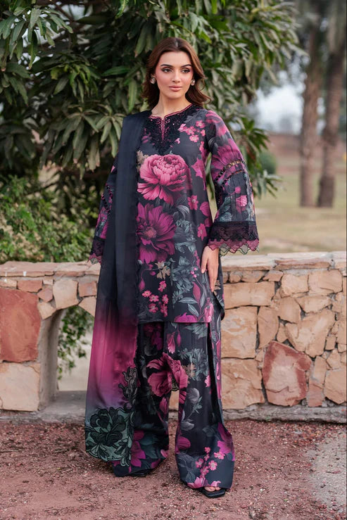 Iznik Embroidery 3PC Karandi Suit JCH-191