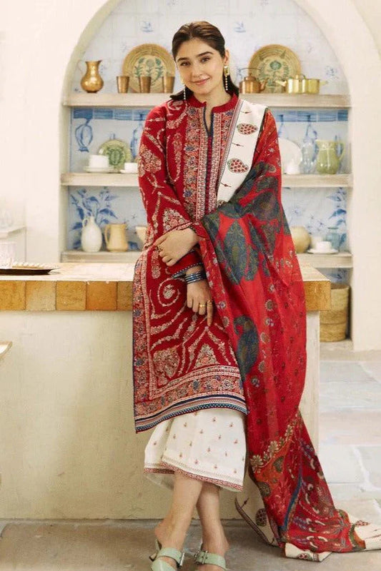 CoCo Heavy Embroidery 3PC Dhanak Suit JCH-051