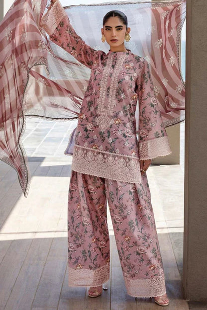 Zainab Chottani Embroidery 3PC Karandi Suit JCH-199