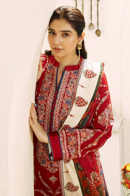 CoCo Heavy Embroidery 3PC Dhanak Suit JCH-051