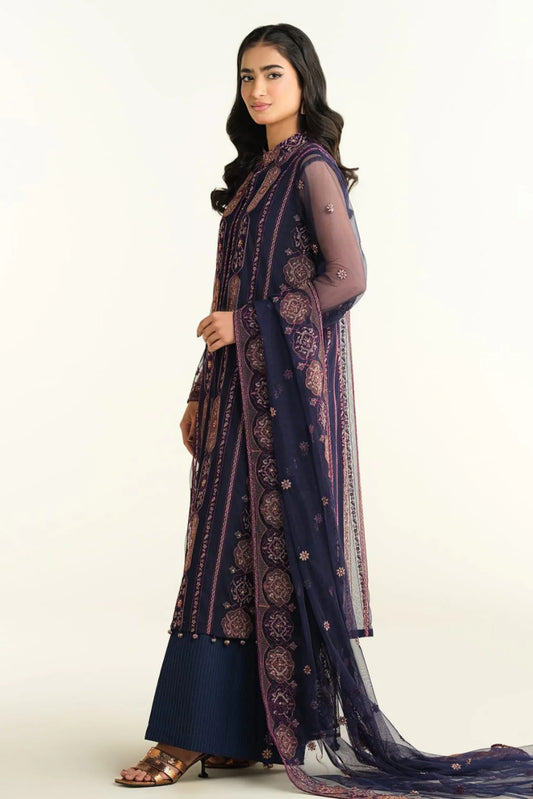 JCH-017 Kayseria Heavy Embroidery 3PC Dhanak Suit