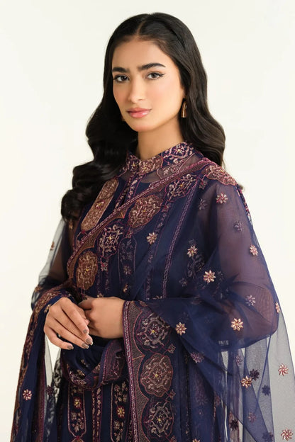 JCH-017 Kayseria Heavy Embroidery 3PC Dhanak Suit