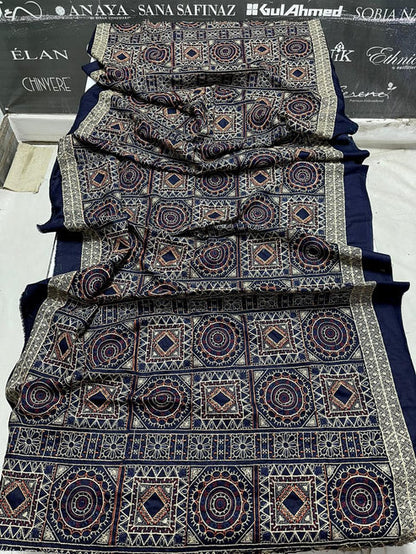 Bareeze Heavy Embroidery 3PC Dhanak Suit JCH-164