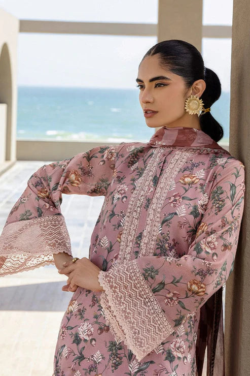 Zainab Chottani Embroidery 3PC Karandi Suit JCH-199