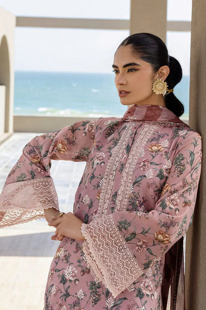 Zainab Chottani Embroidery 3PC Karandi Suit JCH-199