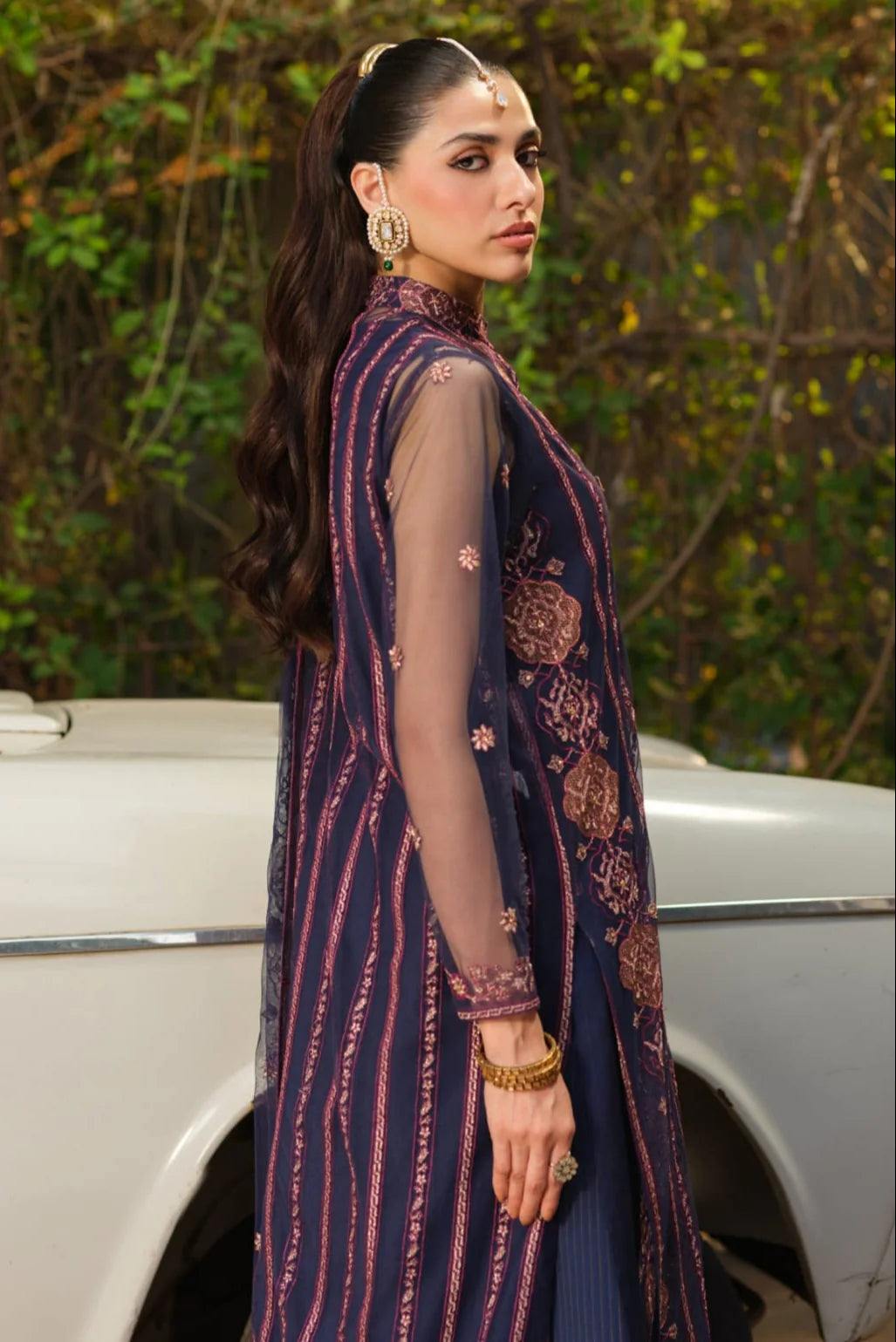 JCH-017 Kayseria Heavy Embroidery 3PC Dhanak Suit