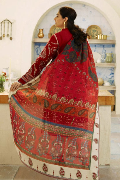 CoCo Heavy Embroidery 3PC Dhanak Suit JCH-051