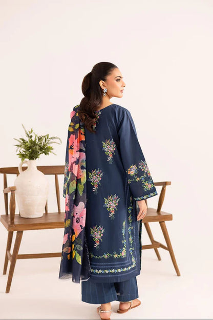 Zara Shah Jahan Embroidery 3PC Dhanak Suit JCH-122